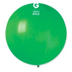 Латексна кулька Gemar зелена (12) пастель 31" (80см) 1 шт