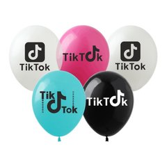 Латексные шары 12'' (100 шт) ТМ SHOW пастель "Tik-Tok", (30 см)