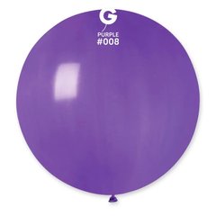 Латексна кулька Gemar фіолетова (08) пастель 31" (80см) 1 шт
