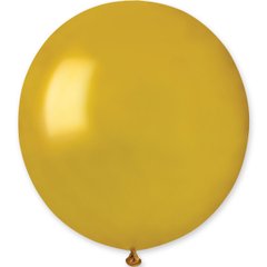 Воздушный шар 19’ металлик Gemar GM150-74 золото (48 см), 10 шт