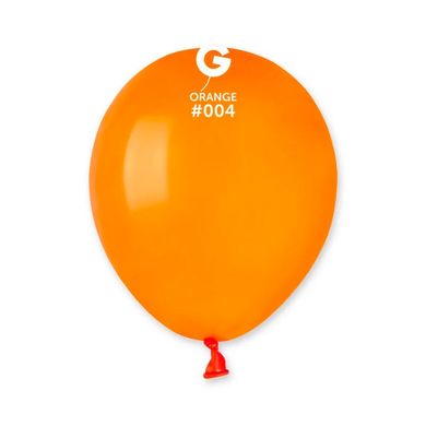 Латексна кулька Gemar оранжева (004) пастель 5" (12,5см) 100шт.