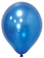 Латексна кулька Balonevi синя (M04) металік 10" (25 см.) 100шт.