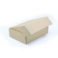 Коробка картонна самозбірна крафтова (24х17х10см) 1шт. (частковий брак)