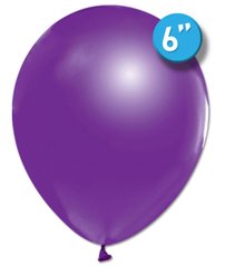 6" повітряна кулька Balonevi фіолетовго кольору 100шт
