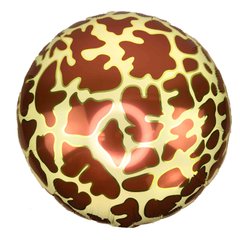 Фольгированный шар 18’ Pinan Звериный принт жираф, 44 см