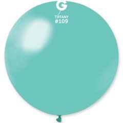 Латексна кулька Gemar тіффані (109) пастель 31"(80 см) 1 шт (БЕЗ СМУГ)