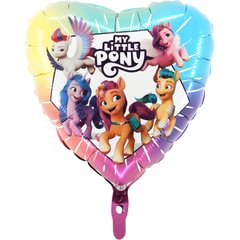 Фольгована кулька серце "My Little Pony" Grabo 18" (45см) 1шт.