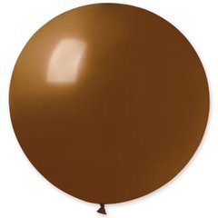 Воздушный шар 31’ пастель Gemar 48 Коричневый, без полосок (80 см)