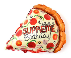 Фольгована кулька фігура Pinan "Шматок піци Supreme" 50х57 см. в уп. (1шт.)