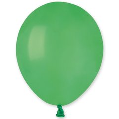 Латексна кулька Gemar зелена (012) пастель 5" (12,5см) 100шт.