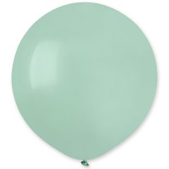 Латексна кулька Gemar аквамаринова (050) пастель 19" (48 см) 1 шт