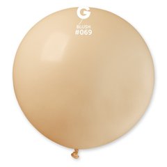 Латексна кулька Gemar тілесна (69) пастель 31" (80см) 1 шт