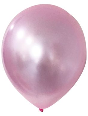 Латексна кулька Balonevi рожева (M08) металік 10" (25 см.) 100шт.