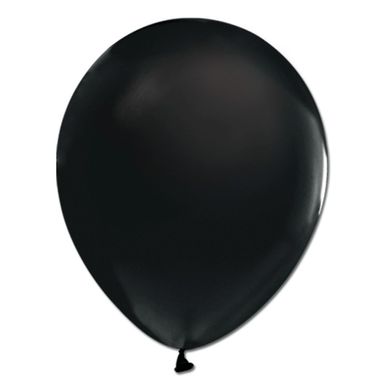 12" Повітряна кулька Balonevi чорного кольору 100шт