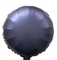Фольгована кулька Pinan "Круг" темно-синя сатин 18"(45см) 1шт.