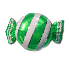 Фольгована кулька фігура Pinan "Цукерка" зелена 44х59 см. в уп. (1шт.)