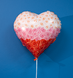 Фольгована кулька серце "Троянди" кольорова 18"(45см) 1шт.