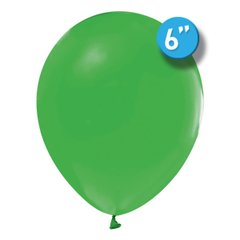 6" повітряна кулька Balonevi зеленого кольору 100шт
