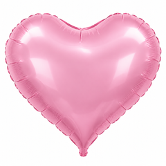 Фольгована кулька "Серце" sugar pink 24"(60см) 1шт.