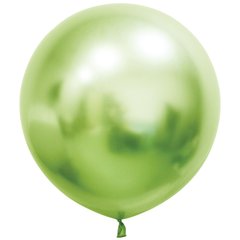 24" Кулька-гігант Balonevi кольору світло-зелений хром (1шт)