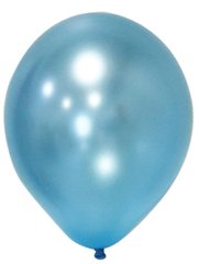 Латексна кулька Balonevi блакитна (M05) металік 10" (25 см.) 100шт.