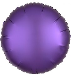Кулька фольга КНР круг 18' (44см) сатин пупурний (1 шт)