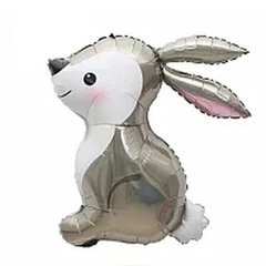 Фольгована кулька фігура Pinan "Кролик лісовий" сіра 67х80 см. в уп. (1шт.)