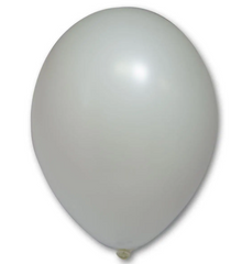 Латексна кулька Belbal біла (002) пастель В85 10,5" (27 см.) 50 шт.