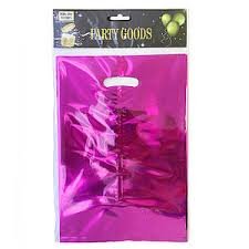 Подарунковий пакет фольгований фіолетовий 25х17см (10шт).