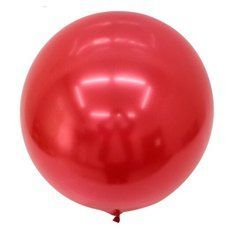Кулька Bubbles КНР сфера 20' (50см) червоний (1 шт)