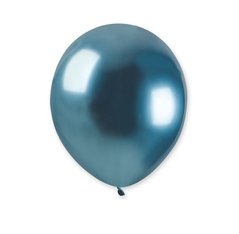 Воздушные шарики 5' хром Gemar 092 голубой, (13 см) 100 шт