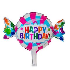 Кулька фольга Pinan міні-фігура "Цукерка Happy Birthday" (під повітря)