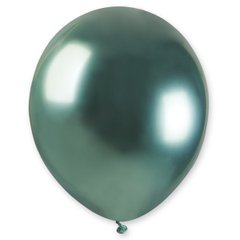 Латексна кулька Gemar зелена (093) хром 5"(12,5см)100шт