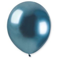 Латексна кулька Gemar синя (092) хром 5"(12,5см)100шт