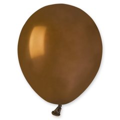 Латексна кулька Gemar коричнева (084) пастель 5" (12,5см) 100шт.