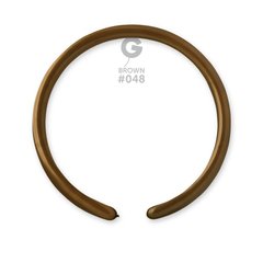 Латексна кулька Gemar ШДМ D2 (160) коричнева (48) пастель 100 шт