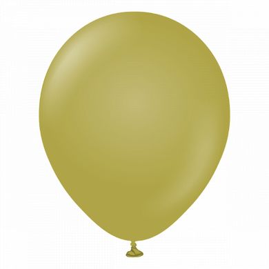 Латексна кулька Kalisan оливкова (Olive) пастель 12"(30см) 100шт