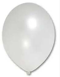 Латексна кулька Belbal біла(070) металік В85 10,5"(27см) 50шт