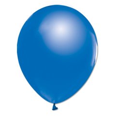12" Повітряна кулька Balonevi кольору синій металік 100шт
