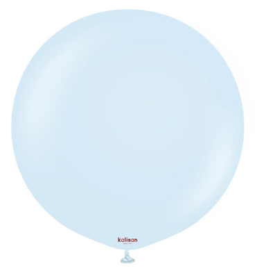 Латексна кулька Kalisan блакитна (Baby Blue) пастель 18"(45см) 1шт