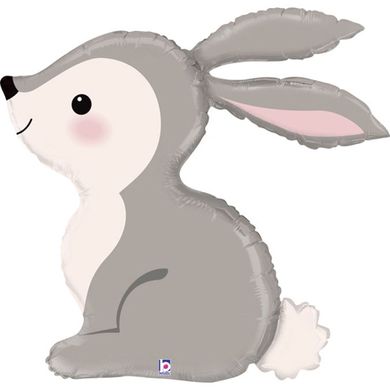 Кулька фольга Grabo фігура 36" "Кролик лісовий" (1 шт)