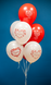Латексні повітряні кульки 12" (30см.) "Люблю тебе" асорті ТМ "Твоя Забава" 50шт.