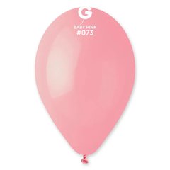 Воздушные шары 12" пастель Gemar G110-73 розовый матовый (30см) 100 шт