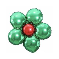 Фольгована кулька фігура Pinan "Квітка" зелена 16" (40 см.) в уп. (1шт.)