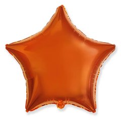 Фольгована кулька Pinan "Зірка" оранжева металік 18"(45см) 1шт.