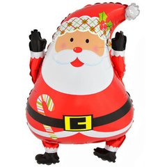 Фольгована кулька фігура Pinan "Санта Клаус" червона 62х44 см. в уп. (1шт.)