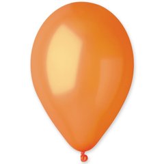 Латексна кулька Gemar оранжева (031) металік 10" (25 см) 100 шт