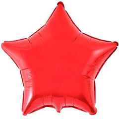 Фольгована кулька "Зірка" червона металік Flexmetal 18"(45см) 1шт.
