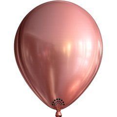 Латексна кулька Show (Rose Gold Brilliance 204) рожеве золото хром 12"(30см) 1шт