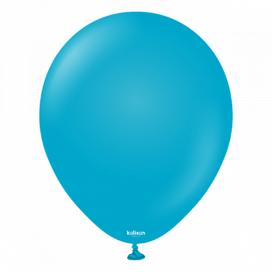 Латексна кулька Kalisan синє скло (Blue glass) пастель 12"(30см) 100шт